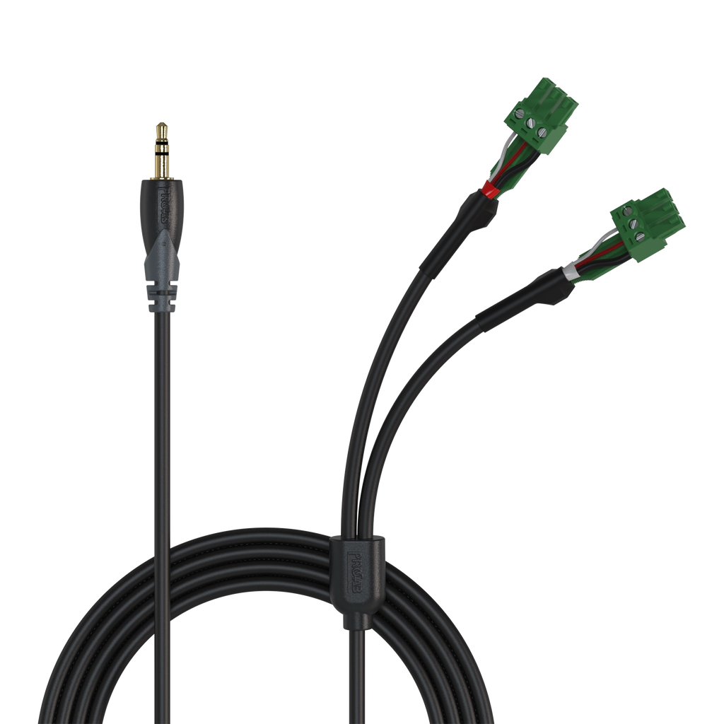 SIGNAALKABEL TERMINAL BLOCK--> MINI JACK 1.5m