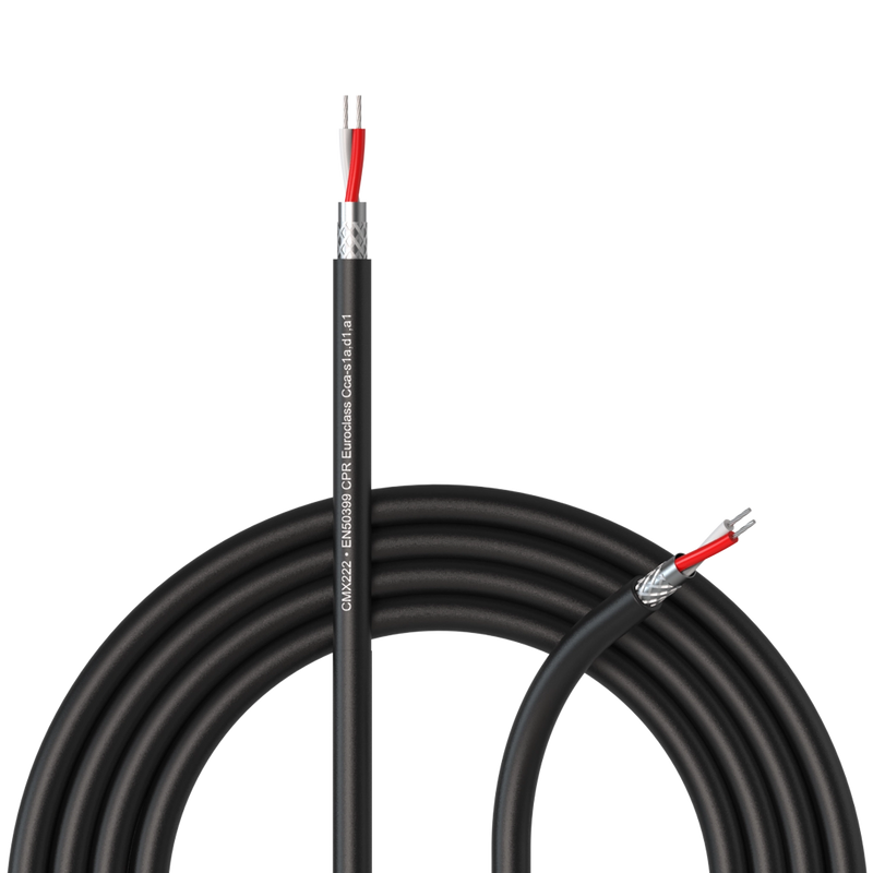 CMX222-CCA/1 Procab DMX-AES Kabel 1 Paar Halogeenvrij Zwart (100 m)