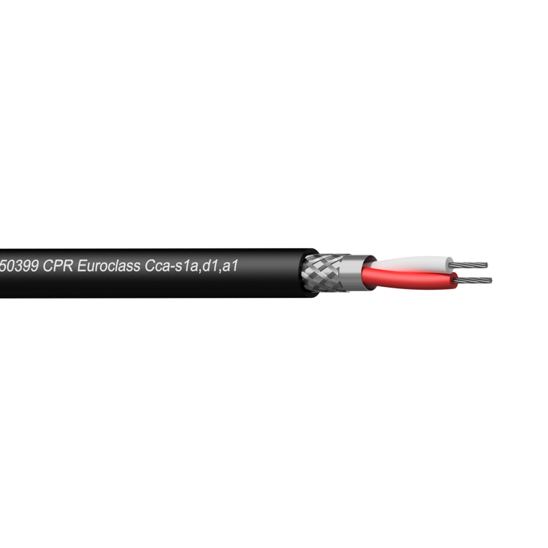 CMX222-CCA/3 Procab DMX-AES Kabel 1 Paar Halogeenvrij Zwart (300 m)