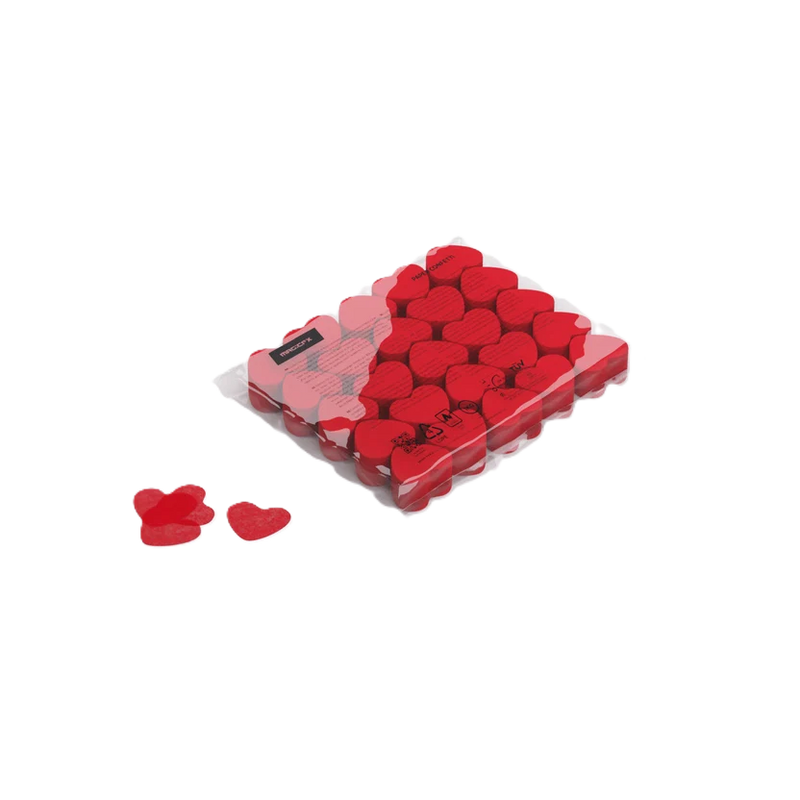 CONFETTI HEARTS MagicFX RED 1KG