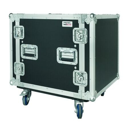 CR410BLKMW PROEL 19" PROF. FOAM SUSPENDED RACK CASE 10U
