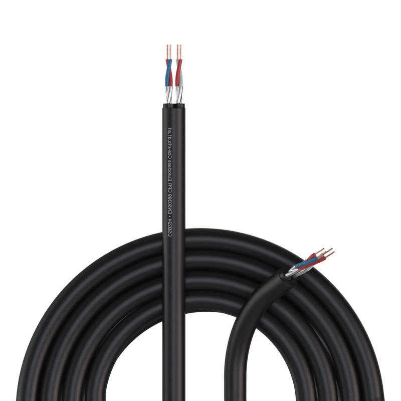 CSB224-CCA Procab Gebalanceerde Signaalkabel Halogeenvrij EN50399 Zwart (100m)