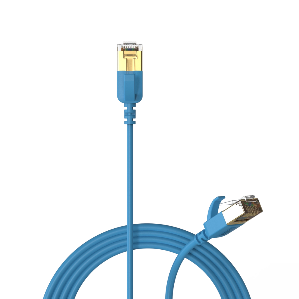 CAT7 U/FTP RJ45-RJ45 CABLE BLUE 1M PROCAB