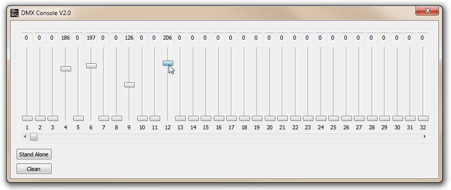 FIRMWARE UPDATER BRITEQ ALLROUND DMX SETUP TOOL, incl SOFTWA