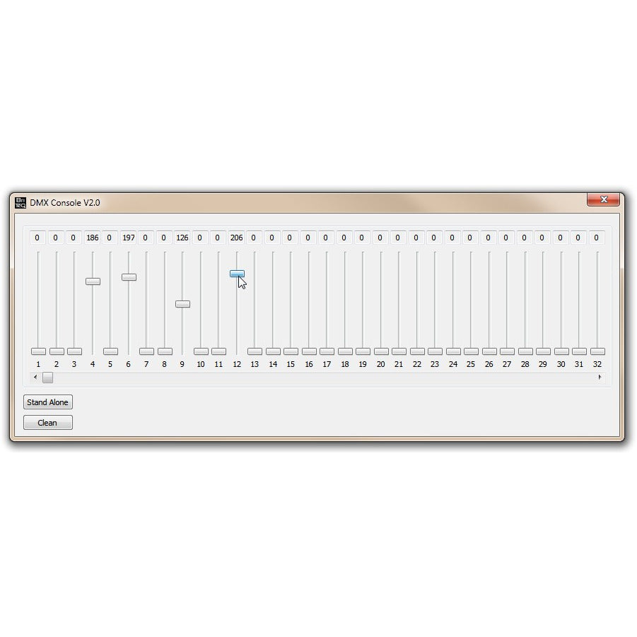 FIRMWARE UPDATER BRITEQ ALLROUND DMX SETUP TOOL, incl SOFTWA