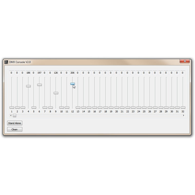 FIRMWARE UPDATER BRITEQ ALLROUND DMX SETUP TOOL, incl SOFTWA