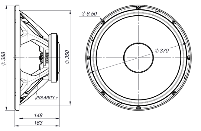 15WR400 Beyma 15-inch LF woofer