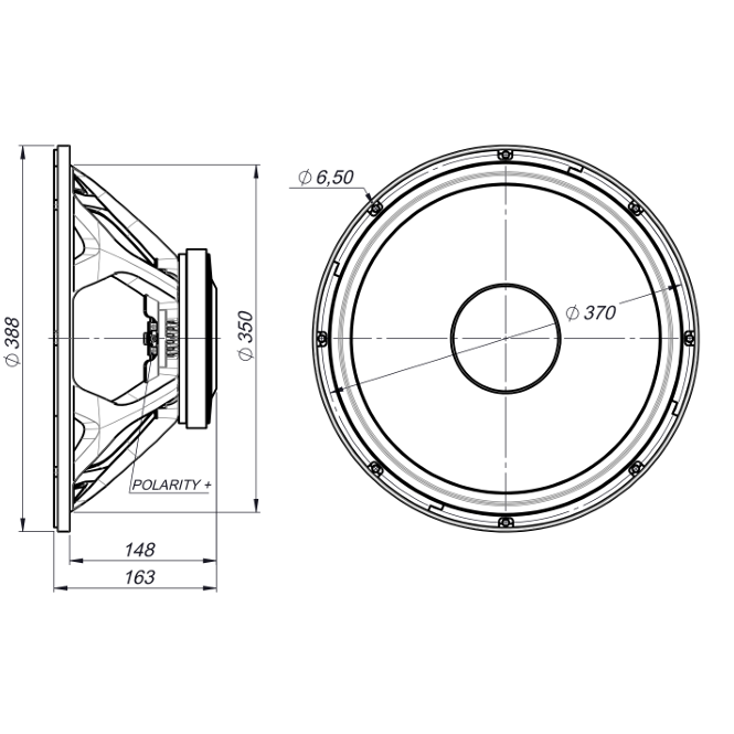 15WR400 Beyma 15-inch LF woofer