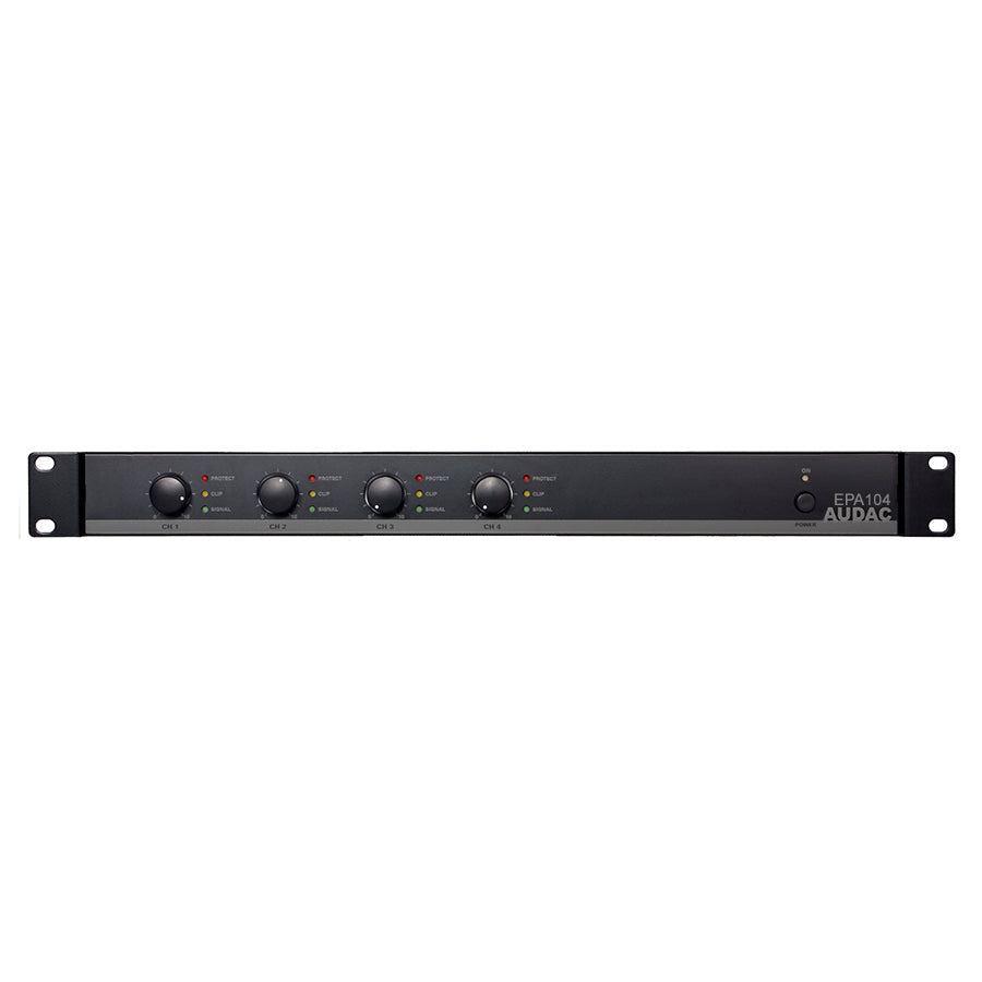 EPA104 AUDAC 4-kanaals Versterker 4x100W