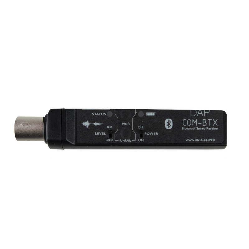 COM-BTX BT 5.0 DAP Bluetooth Ontvanger met XLR