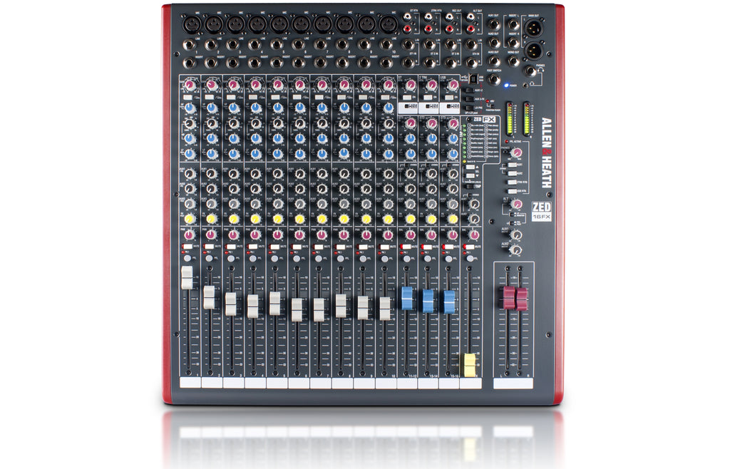 ZED-16FX ALLEN &amp; HEATH 16-kanaals analoge mengtafel met FX 