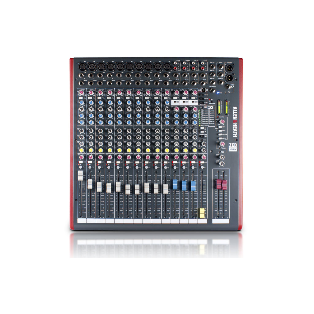 ZED-16FX ALLEN &amp; HEATH 16-kanaals analoge mengtafel met FX 