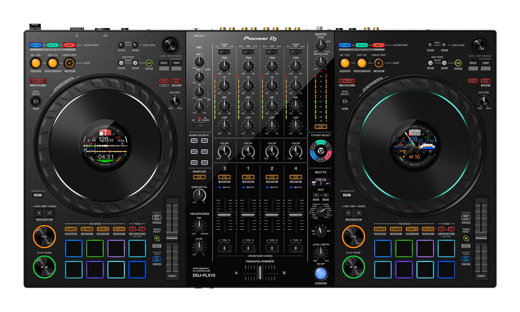 DDJ-FLX10 Pioneer DJ Professionele 4-kanaals DJ-controller
