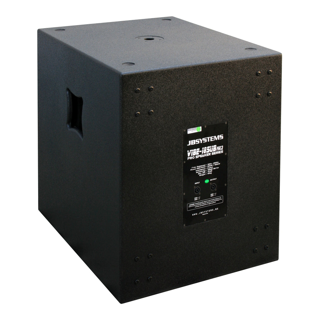 VIBE 18-SUB MK2 JB SYSTEMS 18'' PRO SUBWOOFER 600W RMS 8 OHM