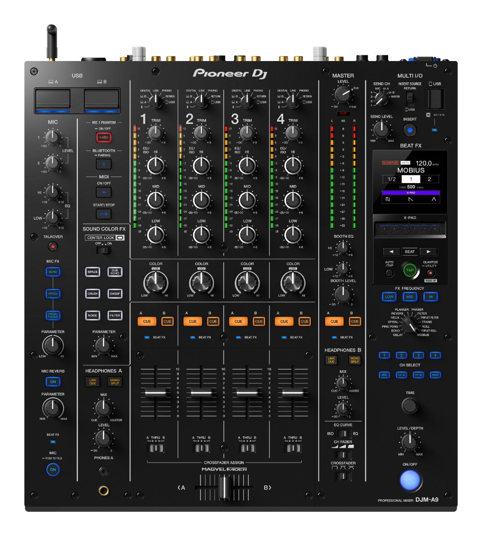 DJM-A9 Pioneer DJ 4-kanaals Clubmixer