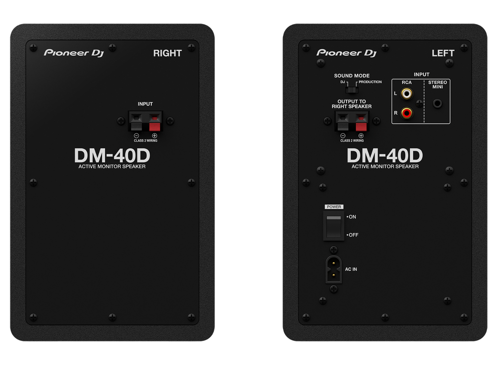 DM-40D Pioneer DJ Desktop Monitor (Set)