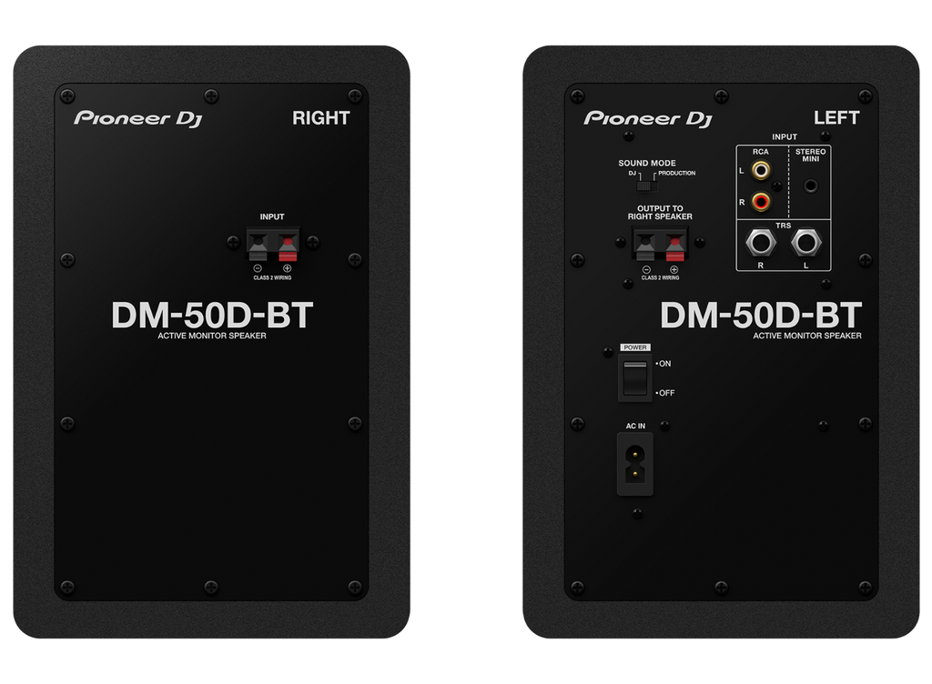 DM-50D-BT Desktop Monitor 5" Pioneer DJ (Set)