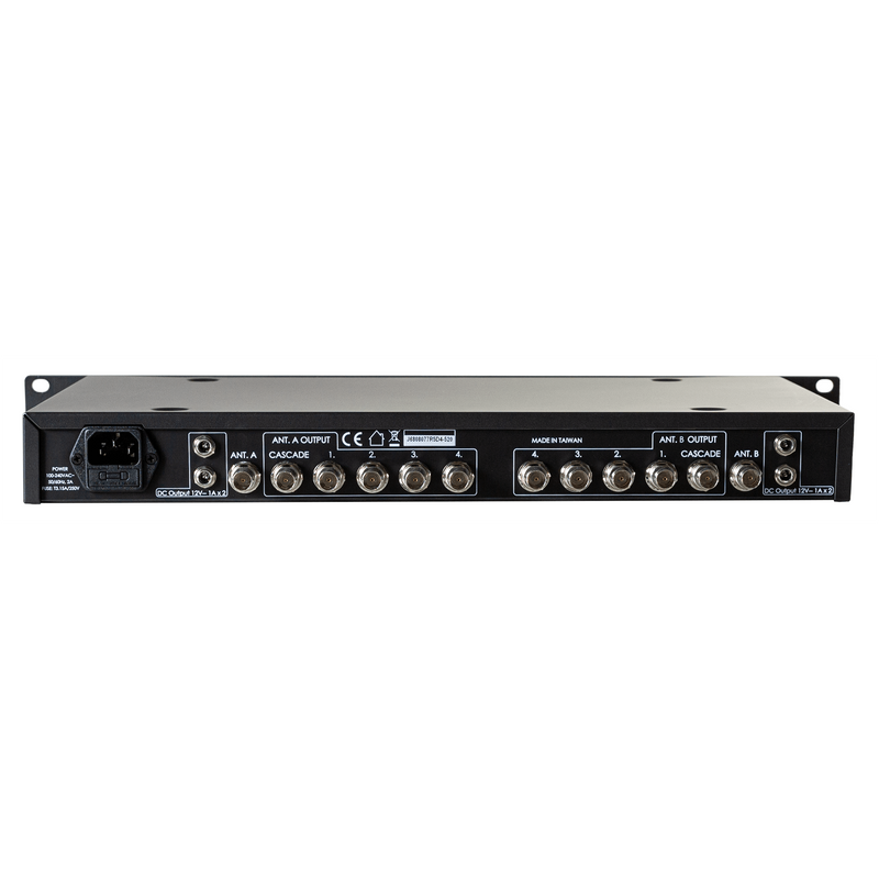 DISTRO4 RF VENUE 4-kanaals Actieve Antenne Splitter