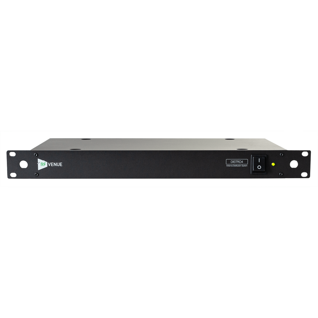 DISTRO4 RF VENUE 4-kanaals Actieve Antenne Splitter
