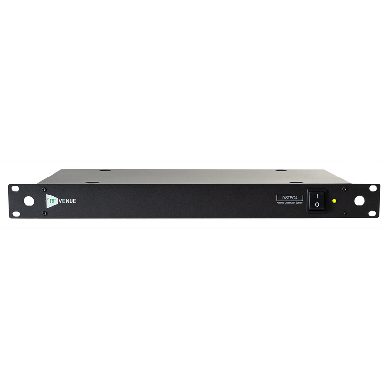 DISTRO4 RF VENUE 4-kanaals Actieve Antenne Splitter