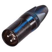 NC3MXX-BAG 3-Pin XLR-Connector Mannelijk Zwart Neutrik