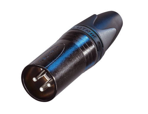 NC3MXX-BAG 3-Pin XLR-Connector Mannelijk Zwart Neutrik