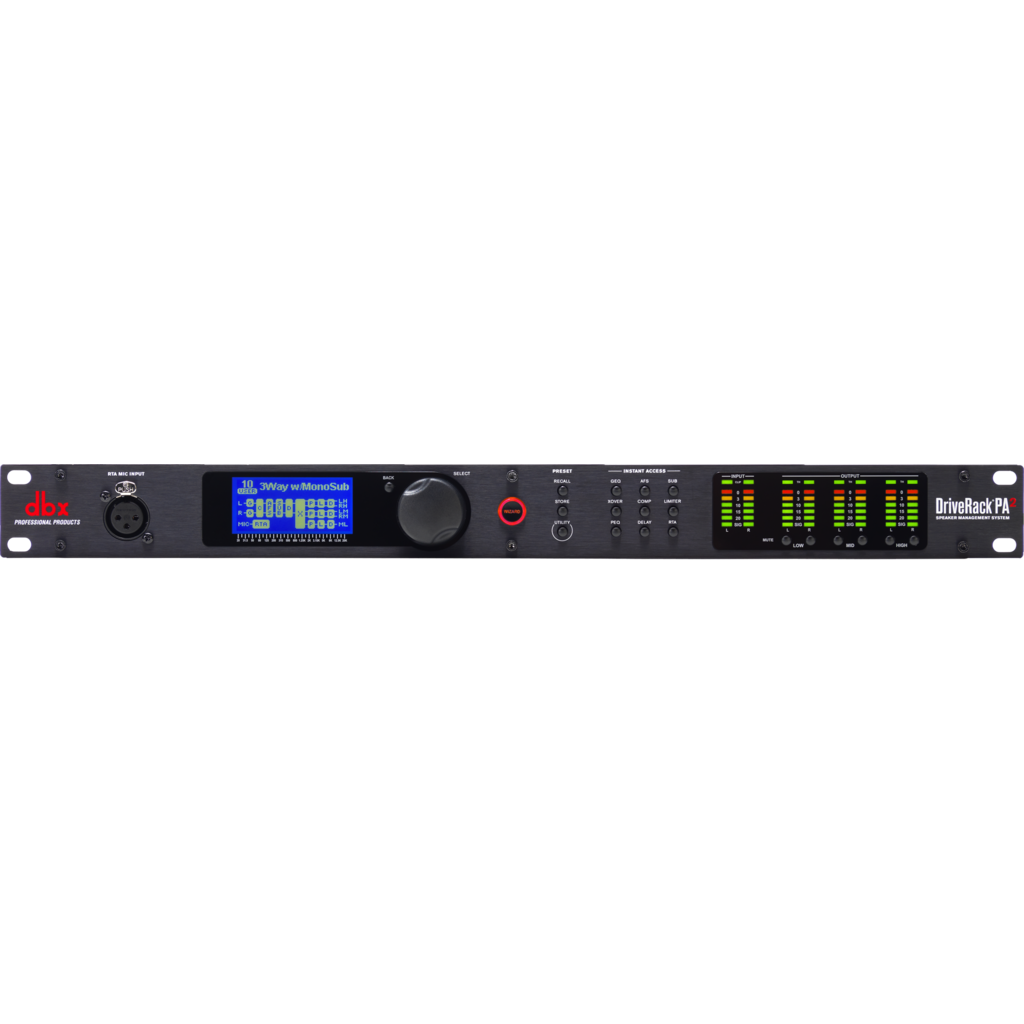 DRIVERACK PA2 DBX Luidspreker management processor
