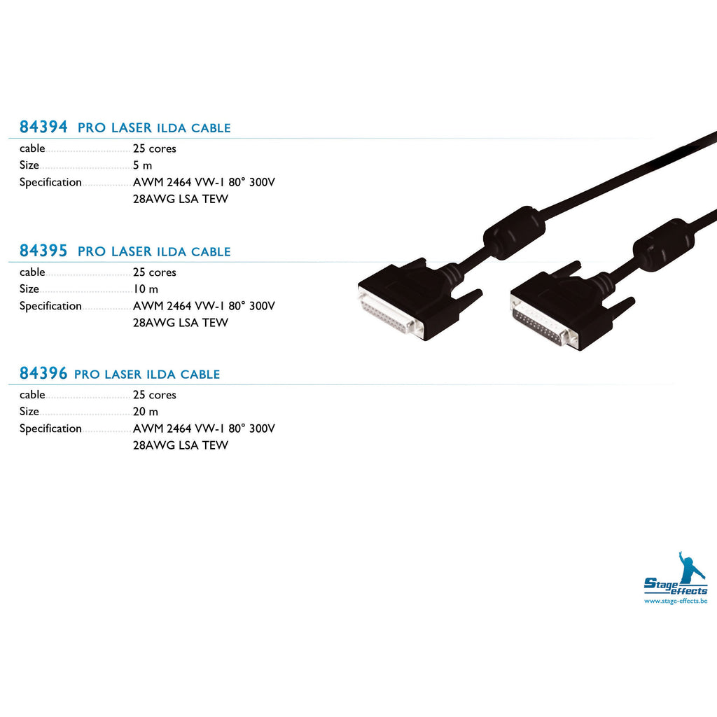 ILDA kabel 20 M Stage Effects