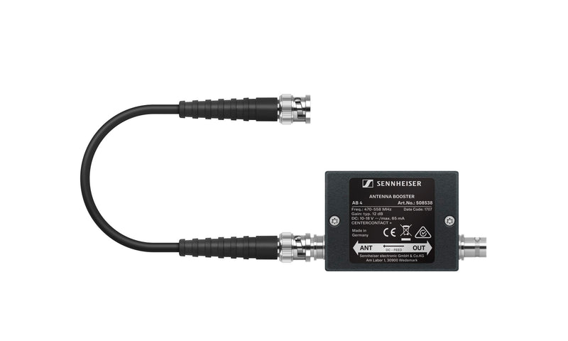 AB 4-AW+ SENNHEISER +10dB Antenne booster (470 - 558 MHz)