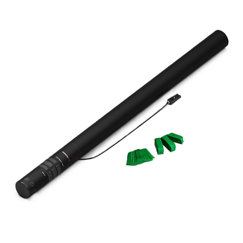 ELECTRIC CONFETTI CANNON 80cm DARK GREEN MagicFX
