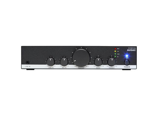 COM104 AUDAC Compacte install Versterker