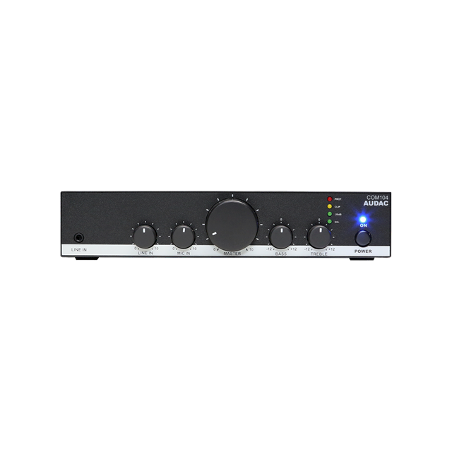 COM104 AUDAC Compacte install Versterker