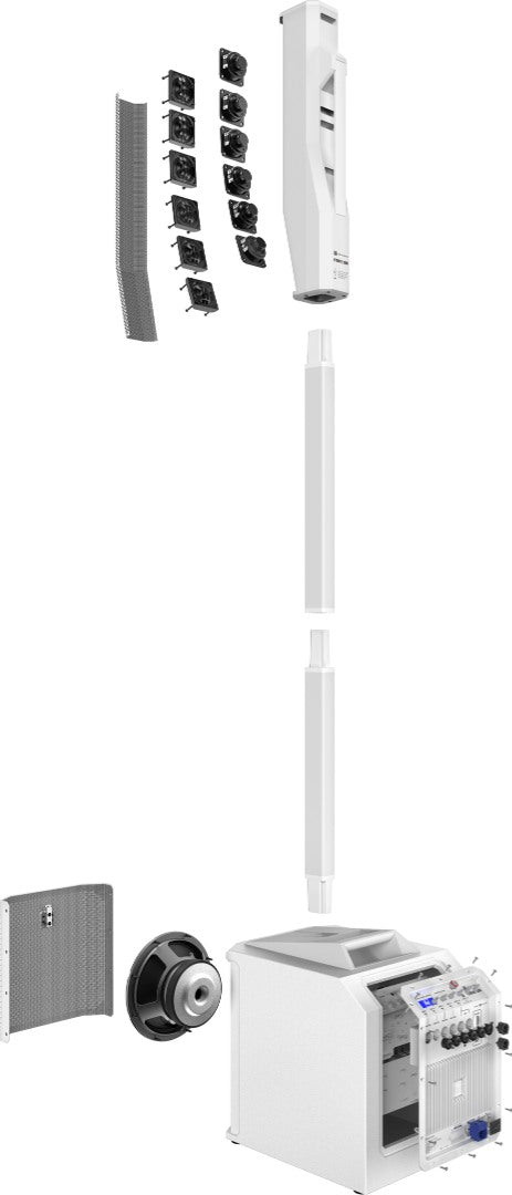 EVOLVE 30M-W Electro-Voice Kolom PA Systeem (Wit)
