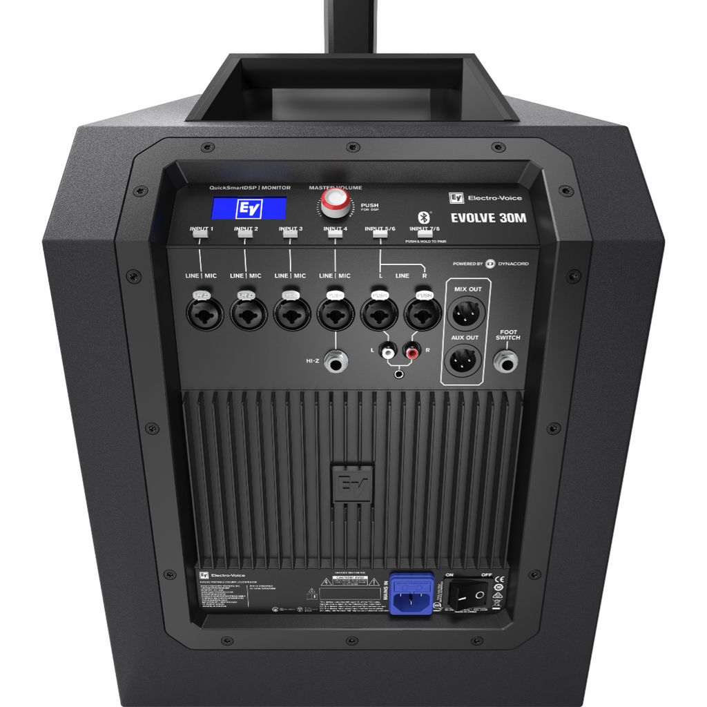 EVOLVE 30M Electro-Voice Kolom PA Systeem (Zwart)