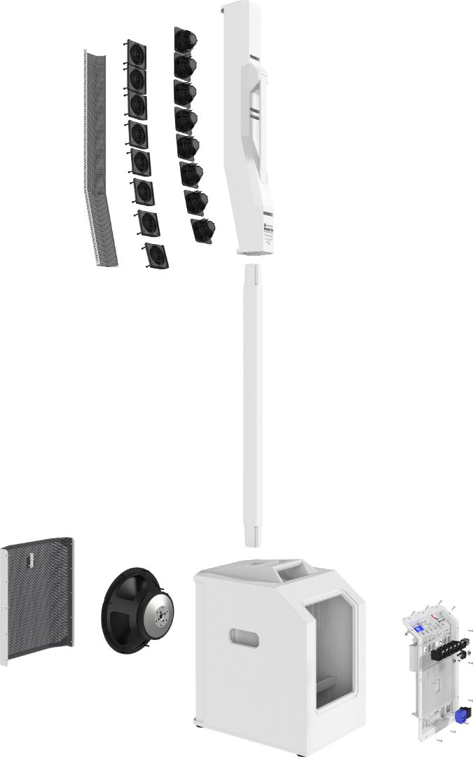 EVOLVE 50M-W Electro-Voice Kolom PA Systeem (Wit)