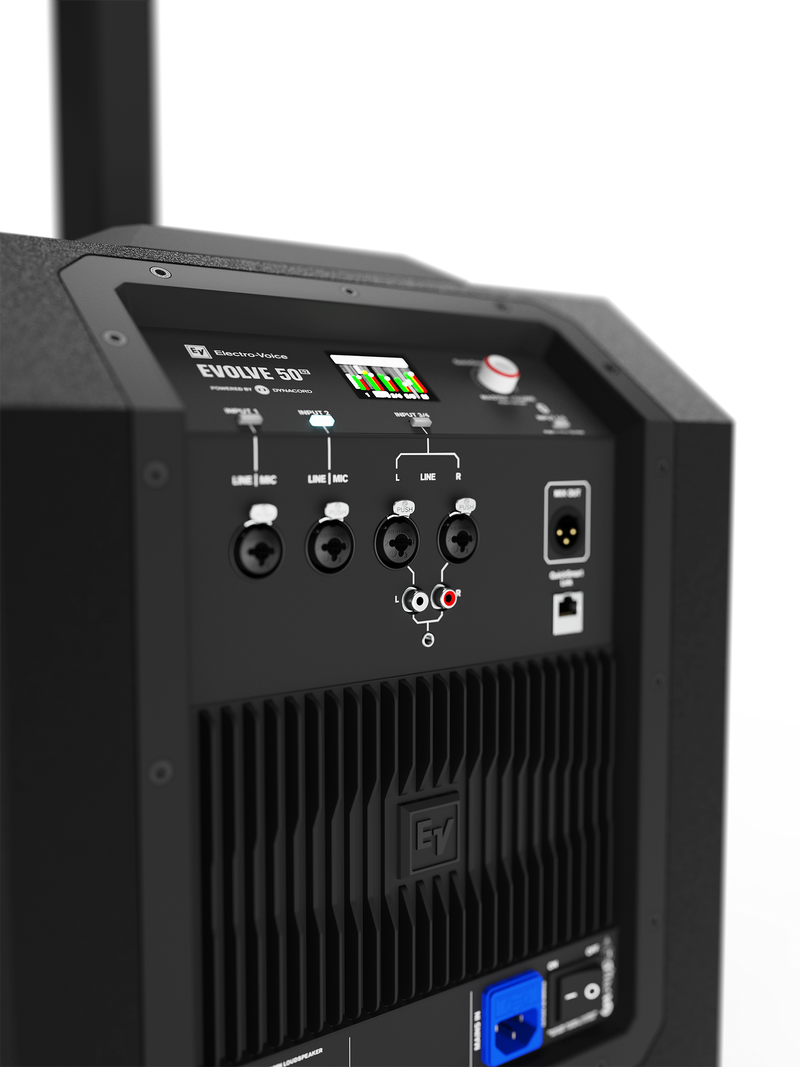 EVOLVE50-CB-G2 ELECTRO-VOICE Column Speaker Black