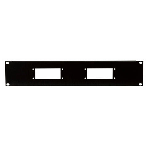 19"PANEEL 2U VOOR 2 X MULTICONNECTOR 16P DAP.