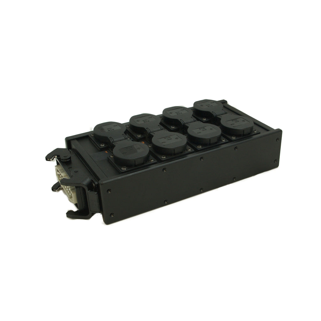 BREAKOUT BOX RUBBER 8X SCHUKO +1X16P LIVEPOWER