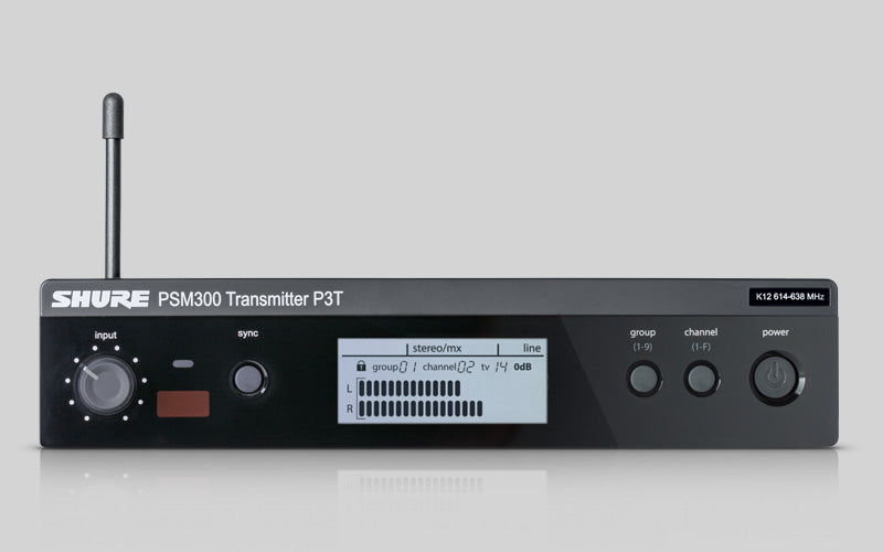 PSM300 Premium SHURE SE215 H20 (518-542 MHz, BE)