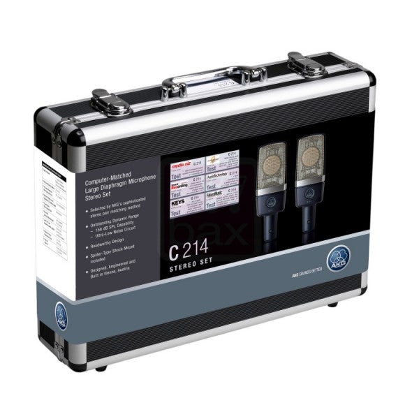 C214 STEREO SET AKG STUDIO CONDENSATOR MICRO@ PROMO