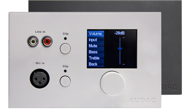 MWX65/B AUDAC ALLES-IN-EEN WANDPANEEL VOOR MTX48/88 ZWART