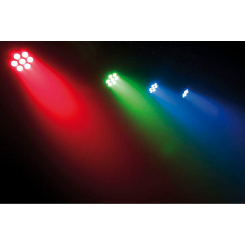 SHARK WASH ONE SHOWTEC 7 x 12W Q6 RGBWA + UV LED MOVINGHEAD