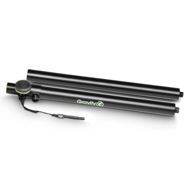 SP2332TPB GRAVITY Tussenpaal 105-140 cm M20 Zwart