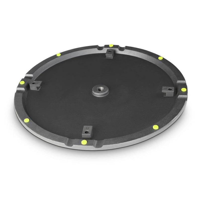 SSPWBSET1 GRAVITY Luidsprekerstand met ronde Baseplate (zwart)