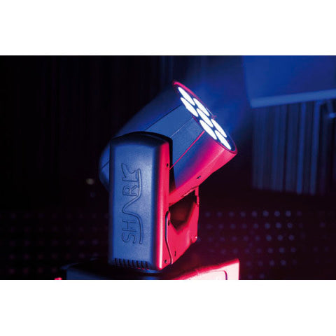 SHARK WASH ONE SHOWTEC 7 x 12W Q6 RGBWA + UV LED MOVINGHEAD