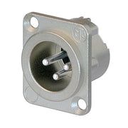NC3MD-LX 3P XLR CHASSIS MANNELIJK NEUTRIK
