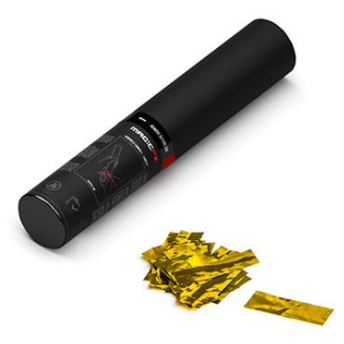 Handmatige Confetti Shooter Magic FX 28cm Metallic Goud