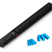 Handmatige Confetti Shooter Magic FX 50cm Papier Lichtblauw
