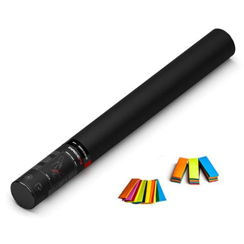 Handmatige Confetti Shooter Magic FX 50cm Papier Meerkleurig