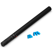 Handmatige Confetti Shooter Magic FX 80cm Papier Lichtblauw